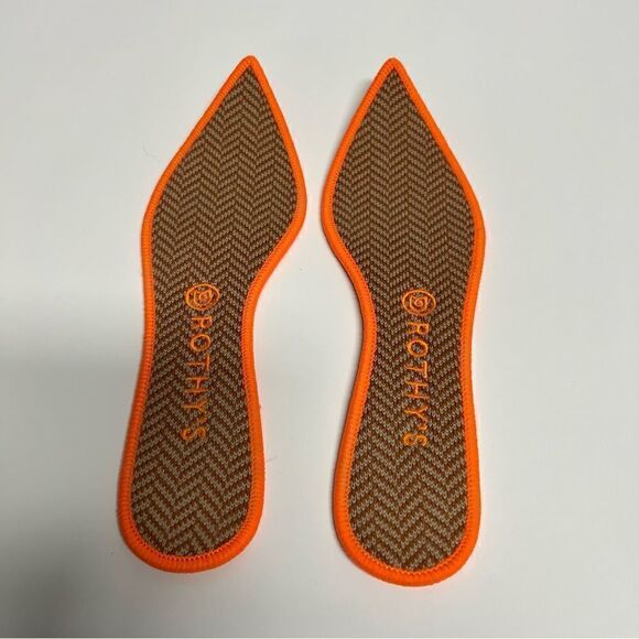 Rothy’s Retired Camel Herringbone The Point Flats Size 9.5 - Picture 8 of 12